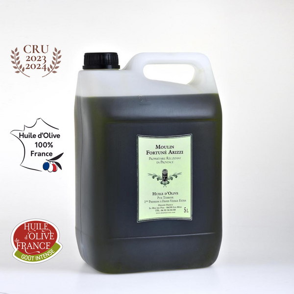 5 liters - extra virgin olive oil - raw 2021-2022