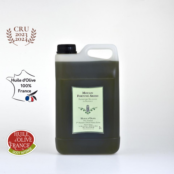 3 liters - extra virgin olive oil - raw 2021-2022