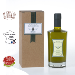 Bouteille 500 ml huile d'olive vierge extra en boite cadeau