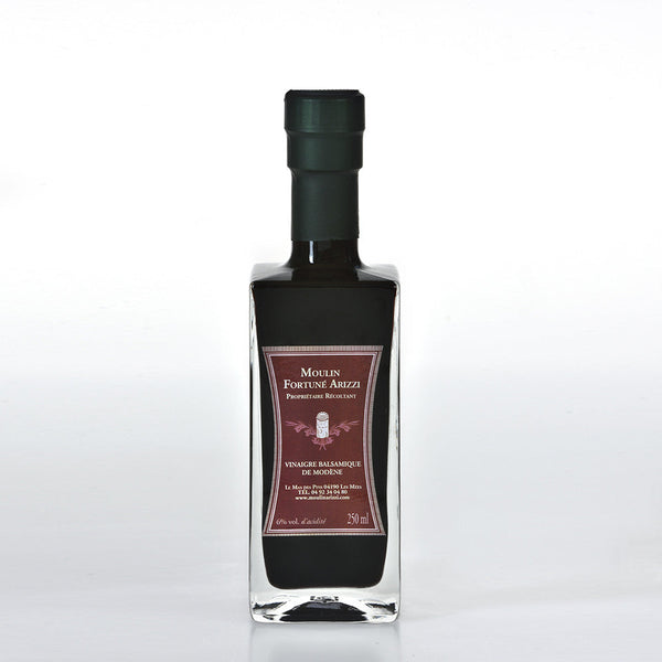 Bouteille en verre de 250 ml de vinaigre balsamique