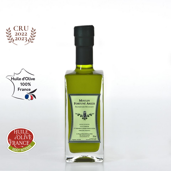 Bouteille 250 ml Huile d'Olive Moulin Fortuné Arizzi